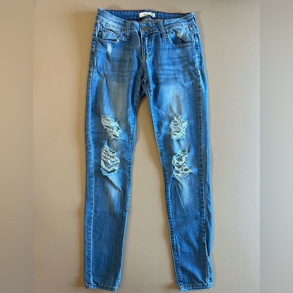 Lot of Distressed Denim Jeans Size 3 - Picture 12 of 15